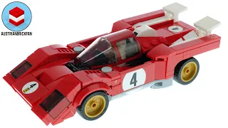 LEGO Speed Champions 76906 1970 Ferrari 512 M - LEGO Speed Build Review