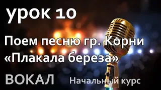 Урок 10 Поём песню гр. Корни "Плакала берёза"