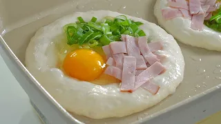 식빵없이 토스트 만들기! (평생 써먹는 방법! 정말 맛있어요, 무반죽 노오븐, one pan egg toast! Easy breakfast)