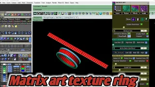 how to make a ring with matrix art | ring in matrix art |  create a ourselves texture with matrixart