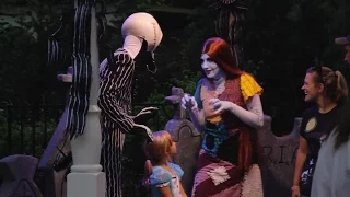 Meet Jack Skellington & Sally at Mickey's Not So Scary Halloween Party 2016, Walt Disney World