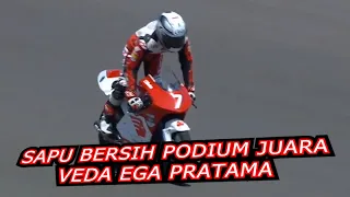 BOCAH INI TERUS BIKIN BANGGA PUBLIK INDONESIA | VEDA EGA PRATAMA ASIA TALENT CUP MANDALIKA RACE 2