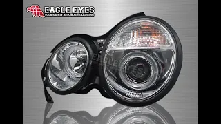 Mercedes Benz E-Class W210 With LED Ring Projector Headlamp 95-98