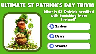 ☘️ Test Your Luck with Our St. Patrick's Day Trivia Quiz! ☘️