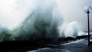 Saint-Malo Grande marée janvier 2015 Springflut High tide waves marea grande