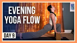 15 min Evening Yoga Flow – Day #9 (HIPS & HAMSTRINGS STRETCH)