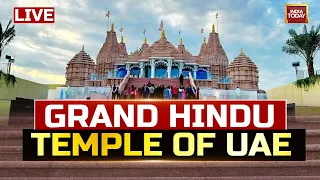 Abu Dhabi Temple Inauguration LIVE | BAPS Hindu Temple | PM Modi Inaugurates UAE's 1st Hindu Temple