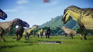 Herd of ONLY Carnivores - Jurassic World Evolution Cinematic episode 01 (Season 4)