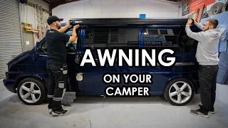 HOW TO PROFESSIONALLY FIT AN AWNING TO YOUR CAMPER (Fiamma F45s on a VW T4)