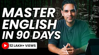 The 90-Day ENGLISH LEARNING Challenge! | Fluent English before 2024! | Ankur Warikoo Hindi