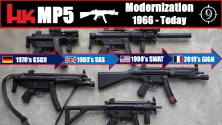 H&K MP5 🇩🇪 modernization from 1966 to TODAY [Historical Timeline]