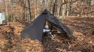 $100 Ultralight Hot Tent Camping.