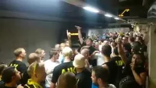 "Nästa tåg" AIK-fans i Aten (Atromitos-AIK 1-0)