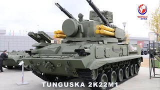 Russian Tunguska  anti-aircraft system 2К22M1 2020