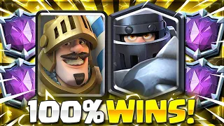 UNDEFEATED!! NEW 3.6 MEGA KNIGHT + PRINCE CYCLE DECK IN CLASH ROYALE!!