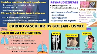 USMLE Cardiovascular - by goljan the best