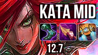 KATA vs ZIGGS (MID) | 4.2M mastery, 12/1/5, Rank 7 Kata, Legendary | BR Challenger | 12.7
