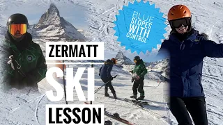 Zermatt Switzerland ski lesson 2022