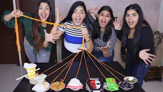 Pull The Rope Challenge with @DingDongGirls | Food Challenge