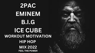 2Pac & Eminem Remix - Motivation Workout Hip Hop Mix 2023 - MMA - UFC - Gym Music - Fitness - Rap