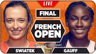 SWIATEK vs GAUFF | French Open 2022 Final | Live Tennis Play-by-Play