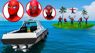 ENCONTREI A INCRÍVEL ILHA DO HOMEM-ARANHA no GTA 5!