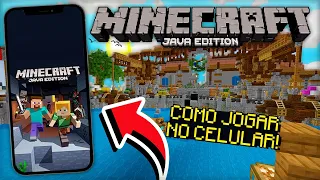 COMO JOGAR em SERVIDOR DO MINECRAFT JAVA no CELULAR! - King Landia