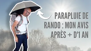 Trekking UMBRELLA: my review after +1 year and 1000 km