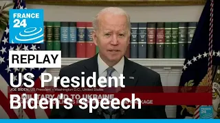 REPLAY: Biden announces new $800 million military package for Ukraine • FRANCE 24 English