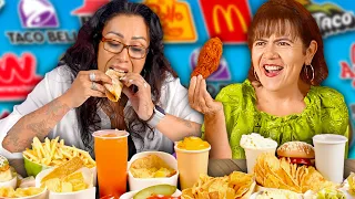 Mexican Moms Rank Every Fast Food! Pt.2 (Compilation)