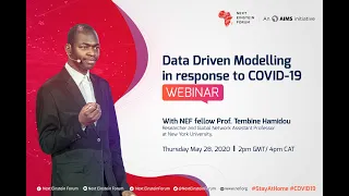 Data-Driven Modelling in response to #COVID19 Webinar with Prof.Tembine Hamidou.