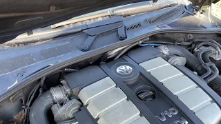 2007 touareg cold start