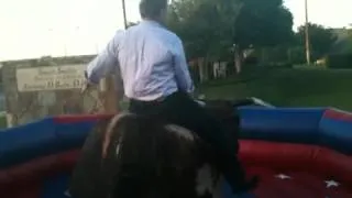 Doc riding the bull!