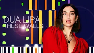 Dua Lipa - THESE WALLS (PRO MIDI FILE REMAKE) - "in the style of"