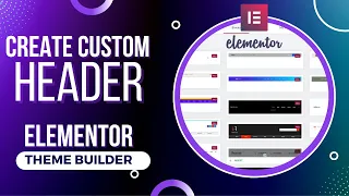 Create Header Template With Elementor Theme Builder Tutorial | Elementor Header builder