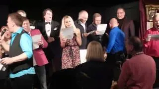 Marlene, Valentina, Jan Johansen, Herreys and the great hosts sings Diggi-Loo Diggi-Ley