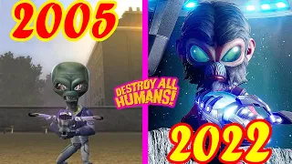 Evolution of Destroy All Humans Games ( 2005-2022)