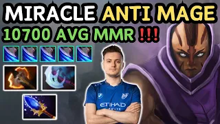 🔥 MIRACLE ANTI MAGE Hard Carry 7.35d 200 IQ Mana Void 🔥 10700 AVG MMR EZ Game - Dota 2