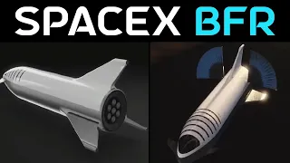 SpaceX BFR Animation - Moon Journey