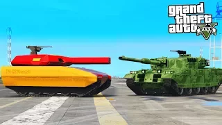 НОВЫЙ ТАНК vs СТАРЫЙ ТАНК в ГТА 5 - ЭКСПЕРИМЕНТЫ В GTA 5