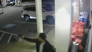 Gas station shooting caught on camera