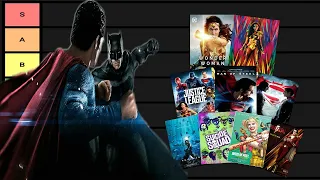 All 9 DCEU Movies Ranked! - DCEU Film Tier List Ranking