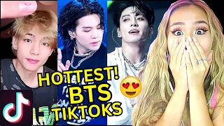 HOTTEST BTS TIKTOK COMPILATION 🥵 | REACTION/REVIEW