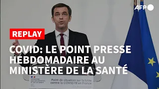 REPLAY - Covid-19 : Le point presse hebdomadaire d'Olivier Véran