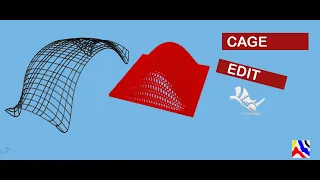 Rhino 3d: Utilizing the CageEdit command to create dynamic surfaces