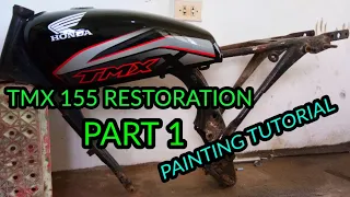 Honda tmx 155 restoration (thai project) PART 1