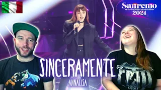 AWE-INSPIRING 🫢 | Annalisa 'Sinceramente' - Sanremo 2024 | REACTION #italy #annalisa #sanremo2024