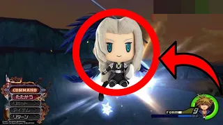 FIGHTING SEPHIROTH IN KH2 DAILY UNTIL​⁠ ​⁠@squareenix SEND ME THE SEPHIROTH PLUSH | DAY 24 | KH2FM