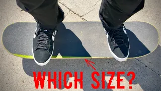 Which size SKATEBOARD should you choose?