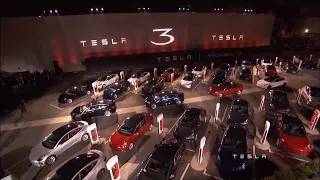 Tesla model 3 HANDOVER to the customers